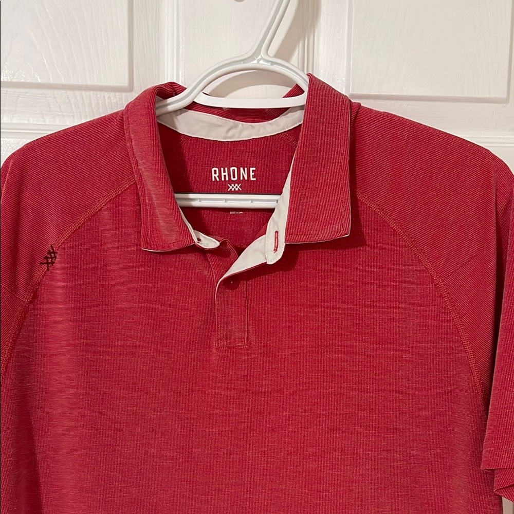 Rhone Men's Red Polo Shirt